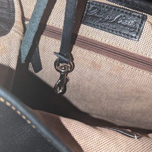 Authentic Vintage Dooney & Bourke Leather Logo Lock Shoulder Bag - Picture 13 of 17